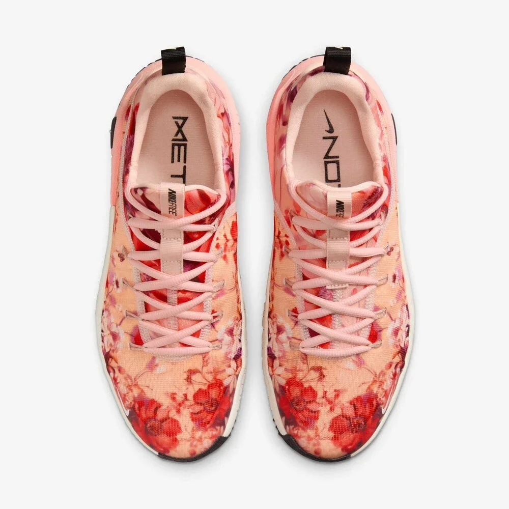 Nike Free Metcon 6 AMP IB6902-600 Women's 7.5 Coral Floral Workout Shoes LIQ1611